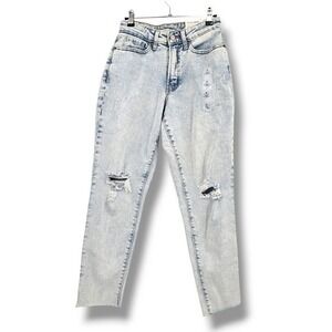 Old Navy High-Rise Curvy OG Straight‎ Ankle Distressed Jeans Size 6